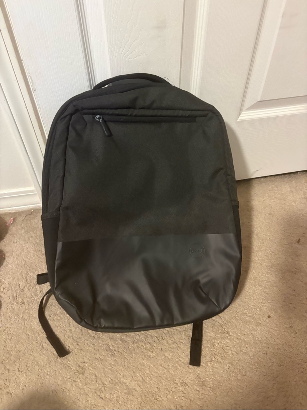 Dell Black Computer Backpack with Matte Front Panel